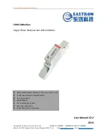 Предварительный просмотр 1 страницы Eastron SDM120 Modbus User Manual