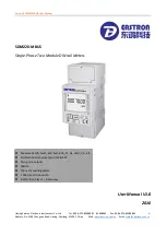 Eastron SDM220-MBUS User Manual предпросмотр