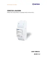 Eastron SDM230-LoRaWAN User Manual preview