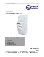 Eastron SDM230-Modbus User Manual preview