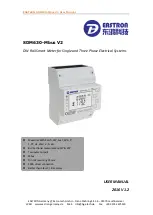 Eastron SDM630-Mbus V2 User Manual предпросмотр