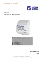 Предварительный просмотр 1 страницы Eastron SDM72CT-M User Manual