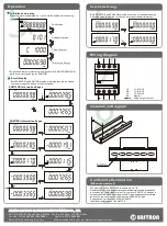 Предварительный просмотр 2 страницы Eastron SDM72D Quick Start Manual