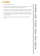 Preview for 6 page of Eastsign MOT-M User Manual