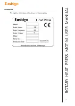 Preview for 8 page of Eastsign MOT-M User Manual