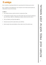 Preview for 16 page of Eastsign MOT-M User Manual