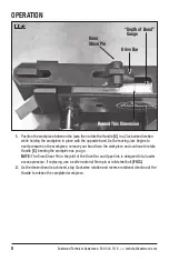 Предварительный просмотр 8 страницы Eastwood 20521 Instructions Manual