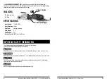 Preview for 2 page of Eastwood 31660 Instructions Manual