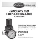 Preview for 1 page of Eastwood CONCOURS PRO 31834 Instructions