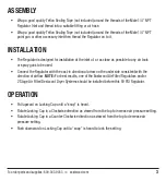 Preview for 3 page of Eastwood CONCOURS PRO 31834 Instructions