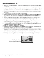 Preview for 9 page of Eastwood MIG 135 Assembly And Operating Instructions Manual