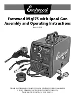Eastwood MIG 175 Assembly And Operating Instructions Manual preview