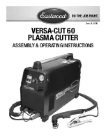 Eastwood VERSA-CUT 60 Assembly & Operating Instructions preview