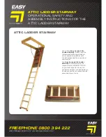 Easy Access Attic Ladder Stairway Operational Safety And Assembly Instructions preview