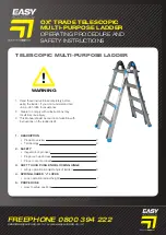 Easy Access Trade Series Operating Procedures And Safety Instructions preview