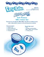 Easy-Bake 65513/65705 Cooking Manual preview