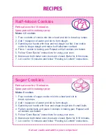 Предварительный просмотр 3 страницы Easy-Bake Easy Bake Half Moon Cookies 65585/65591 Instruction Manual