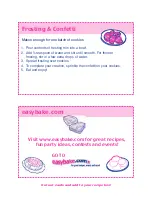 Предварительный просмотр 4 страницы Easy-Bake Easy Bake Half Moon Cookies 65585/65591 Instruction Manual