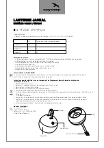 Предварительный просмотр 5 страницы Easy Camp Jackal SB1201 Instruction Manual