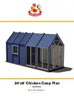 Preview for 1 page of EASY COOPS 24x8 Chicken Coop Plan Manual