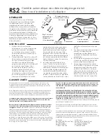 Preview for 3 page of Easy Heat RS2 Installation And Operation Instructions