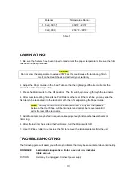 Preview for 10 page of Easy-Lam green BA-EZ27g User Manual