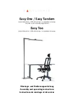 Preview for 1 page of Easy Lights Easy One EO-SL Assembly And Operating Instructions Manual