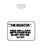 Preview for 1 page of Easy Radiant Works HI-30-40P2 Installation & Operating Instructions Manual