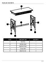 Предварительный просмотр 2 страницы Easy Top DELANEY WRITING DESK User Manual