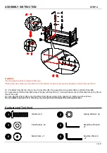 Предварительный просмотр 7 страницы Easy Top DELANEY WRITING DESK User Manual