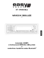 Предварительный просмотр 77 страницы Easy Touch ET-47608 Instruction Manual