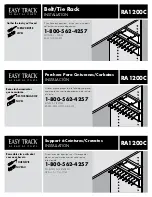 Easy Track RA1200C Installation предпросмотр