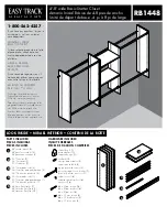 Предварительный просмотр 1 страницы Easy Track RB1448 Assembly Instructions Manual