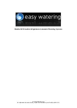 Easy watering Hozelock AC1 Quick Start Manual предпросмотр