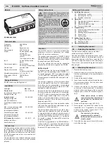 Предварительный просмотр 1 страницы Easy wave RCU08 Manual