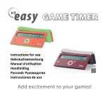 Preview for 1 page of Easy easy gametimer Instructions For Use Manual