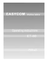 Easy ?T-80 Operating Manual preview