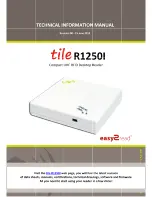 easy2read Tile R1250I Technical Information Manual предпросмотр