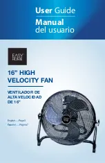 Easy@Home 16 Metal Floor Fan User Manual предпросмотр