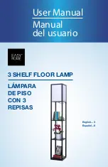 Easy@Home 3 SHELF FLOOR LAMP User Manual preview