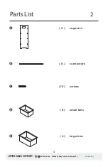 Предварительный просмотр 3 страницы Easy@Home 8511 Assembly Instructions