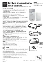 Preview for 2 page of Easy@Home IN16A Instruction Sheet