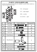 Предварительный просмотр 3 страницы Easy@Home MAINSTAYS Assembly Instruction Manual