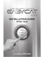 Preview for 1 page of Easycar E8-B Installation Manual