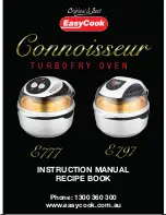 EasyCook Connoisseur E777 Instruction Manual Recipe Book preview