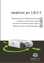 easydriver pro 1.8 Installation And Instruction Manual предпросмотр