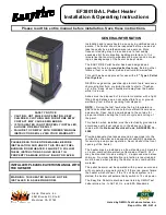 EasyFire EF3801B-AL Installation & Operating Instructions Manual preview