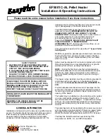 Preview for 1 page of EasyFire EF5001C-AL Installation & Operating Instructions Manual