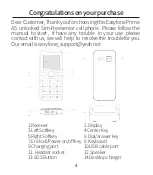 Preview for 4 page of Easyfone Prime A5 Manual