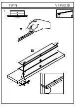 Preview for 2 page of easyfurn TWIN V5.FB2.ZB Installation Instructions